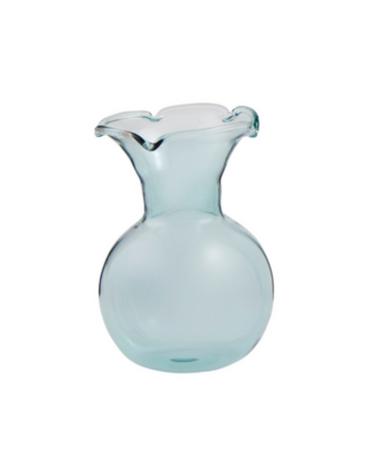 Blue Ruffle Vase