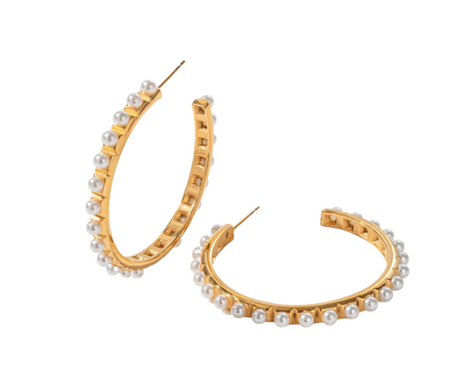 Phoebe Pearl Hoops