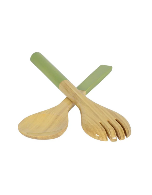 Salad Server Set Green