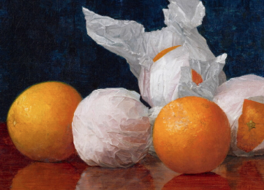 Wrapped Oranges Notecard