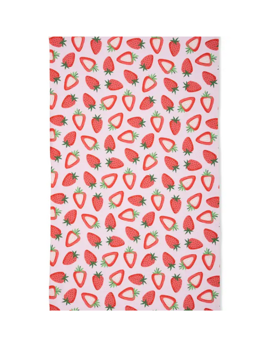 Sweet Strawberry Tea Towel