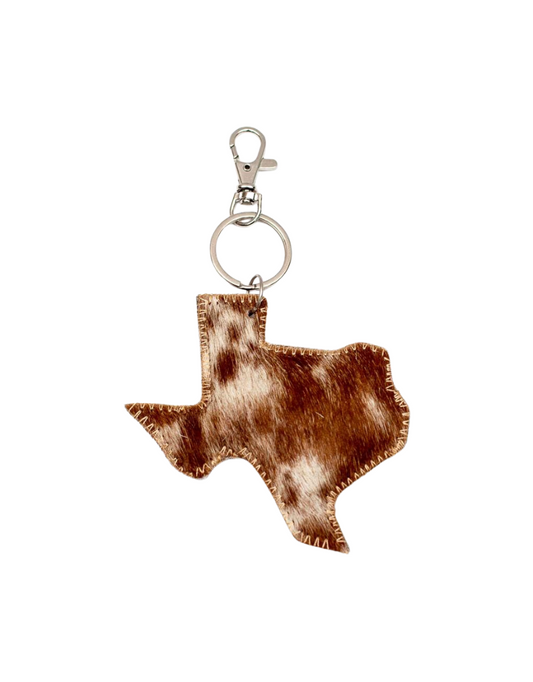 Texas Hide Keychain