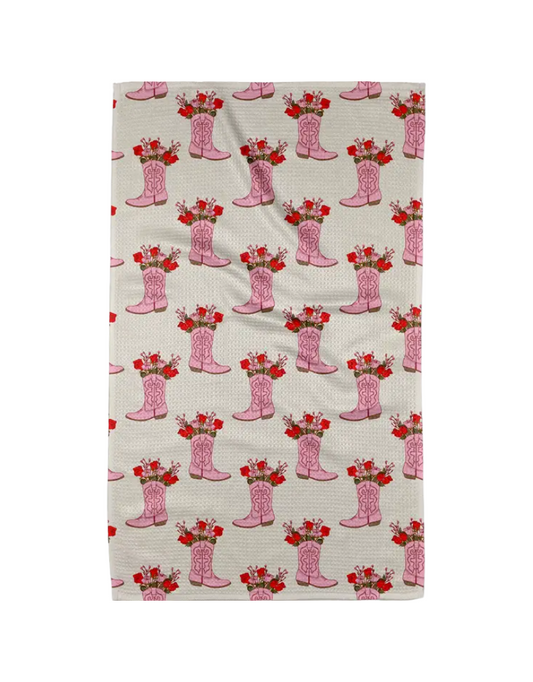 Cowgirl Boots Tea Towel