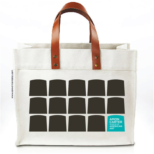 Leather Windows Tote