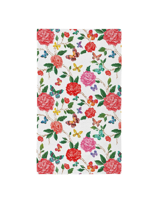 Butterfly Toile Towel