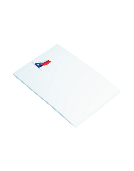 Waving Texas Flag Notepad