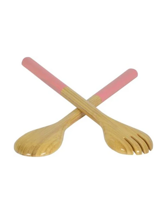 Salad Server Set Light Pink