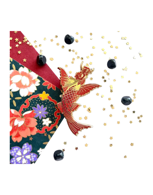 Japanese Dragonfish Yokai Enamel Pin