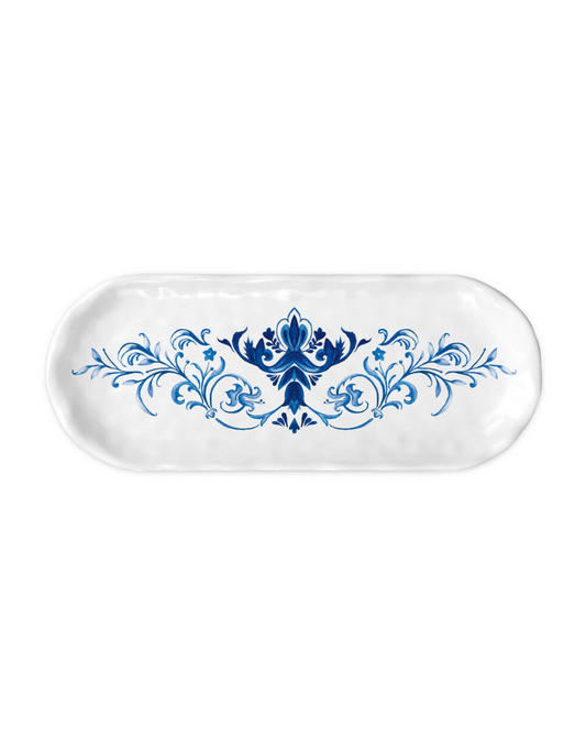 Indigo Seas Melamine Tray