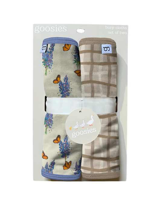 Burp Set - Bluebonnets