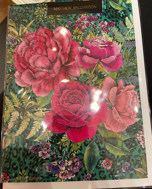 Leopard Rose Notecard