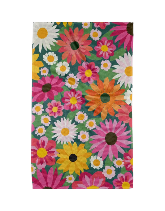Wild Blooms Tea Towel