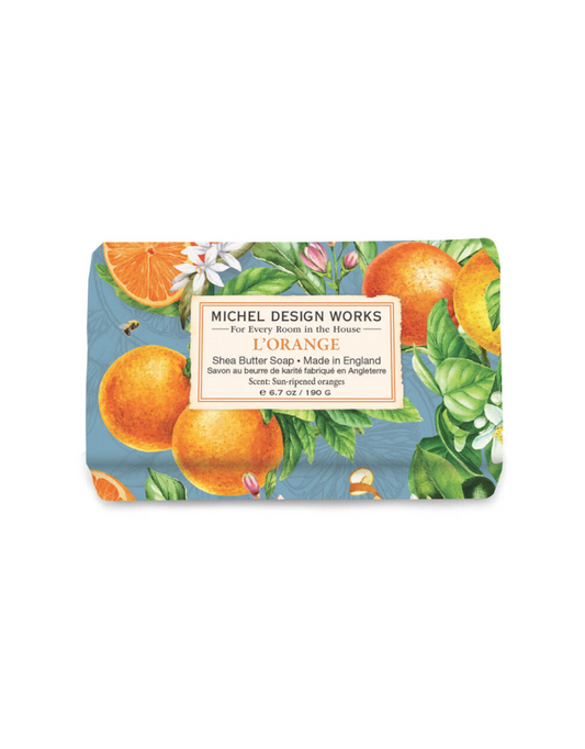 Orange Medium Bath Soap