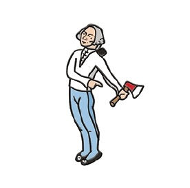 Parson Weems' Fable Pin