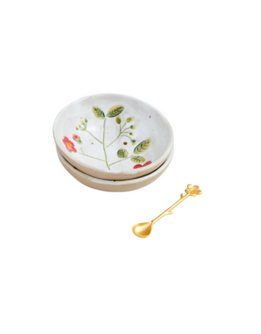 Red Flower Tidbit Set