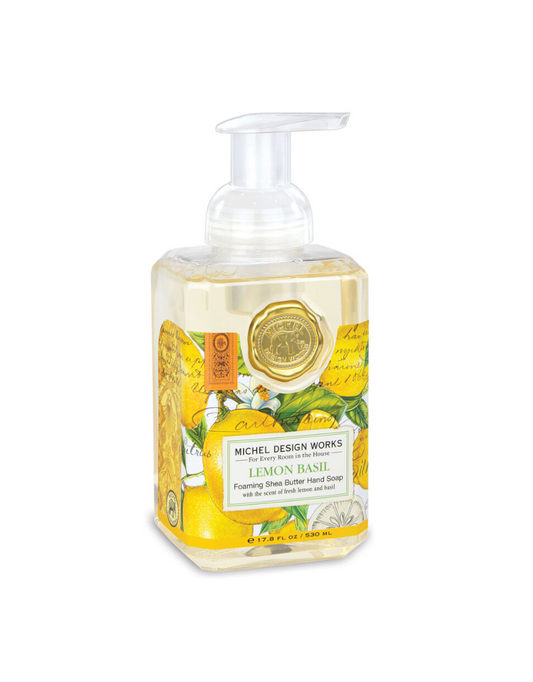 Lemon Basil Large Foaming Soap
