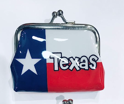 Texas Flag Kids Coin Purse