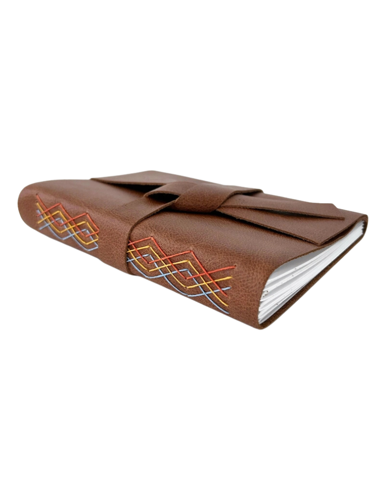 Large Brown Leather Journal - Lined