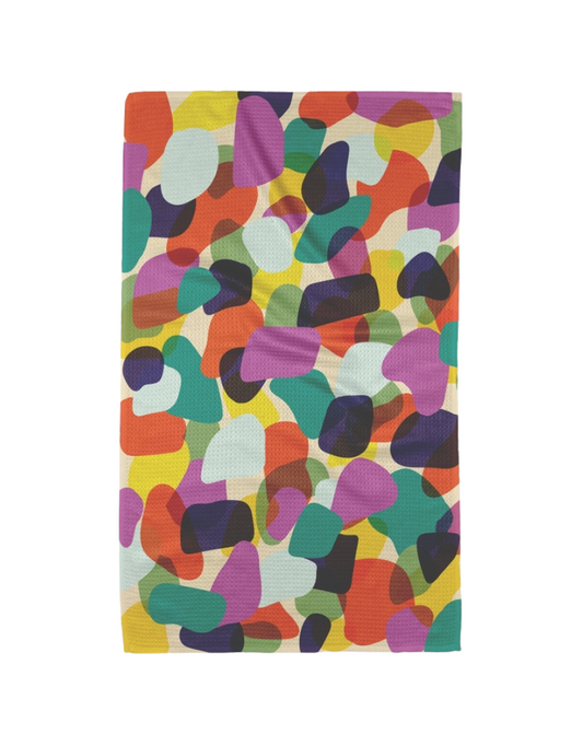 Colorful Pebbles Tea Towel